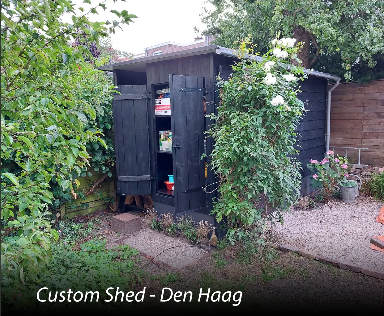 den haag garden house shed new built project